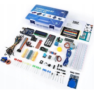 KUONGSHUN ELECTRONICS Štartovacia súprava s Arduino UNO R3 pre začiatočníkov