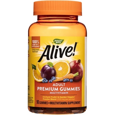 Nature's Way Alive Adult Premium Gummies, 90 желирани таблетки, Nature's Way (15817)