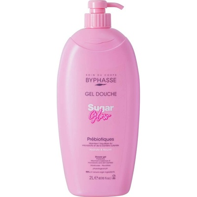 Byphasse Sprchový gel Sugar Glow s prebiotiky 2L