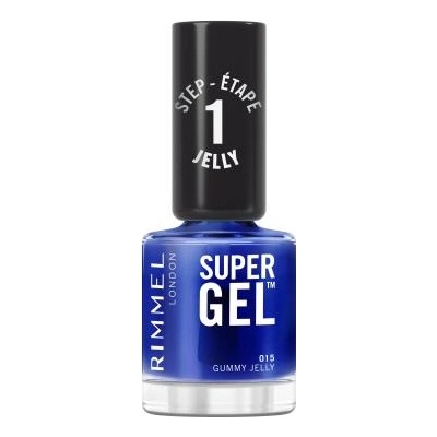 Rimmel Super Gel STEP1 лак за нокти 12 ml нюанс 015 Gummy Jelly