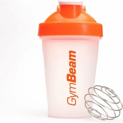 Šejkr Blend Bottle průhledně-oranžový 400 ml - GymBeam Barva: oranžová