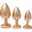 DreamToys Gleaming Love Plug Set Matte Gold