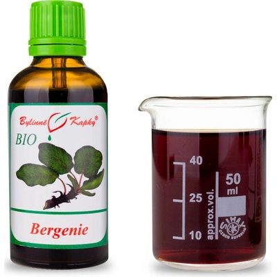 Bergénia tučnolistá bio kvapky tinktúra 50 ml