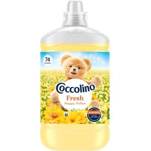 Coccolino Fresh Happy Yellow омекотител, 74 пранета, 1702 ml (65598728)