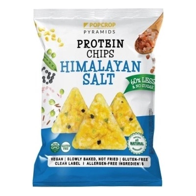 Popcrop Proteinové chipsy s příchutí Himalájské soli 60 g
