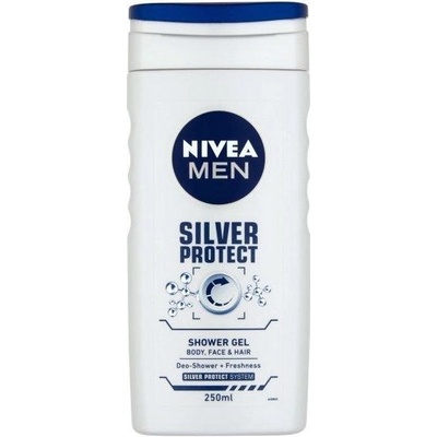 Nivea Men Silver Protect sprchový gél 6 x 250 ml