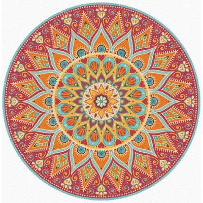 Diamondi Diamantové maľovanie MANDALA 40 x 50 cm vypnuté plátno na rám