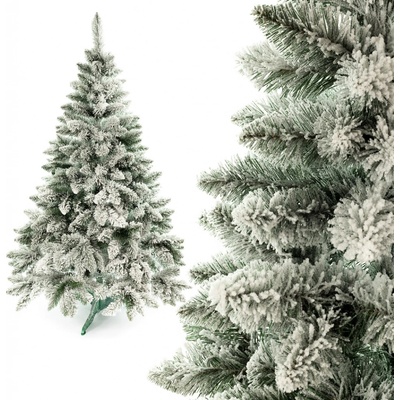 TRENDIE Vánoční stromek Borovice zasněžená 220 cm