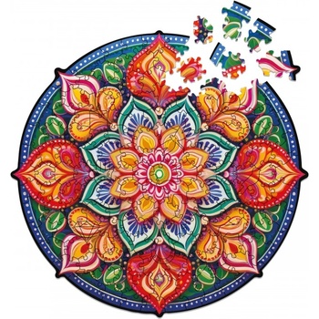 Milliwood Дървен пъзел Milliwood, Peace and Harmony, 150 части - Мандала със зелени семенца (S-Mandala-5070)