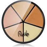 Rude Cosmetics Fabulous Concealer Wheel палитра коректори цвят Light 7.5 гр