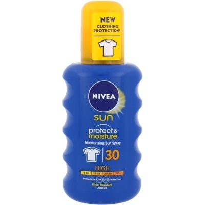 Nivea Sun Protect & Moisture Sun Spray SPF30 спрей за загар Unisex 200 мл