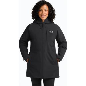 Jack Wolfskin Дамско пухено яке Jack Wolfskin Icecape 2L Down Ins Rds black
