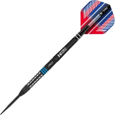 Sada steel šipek Red Dragon Vengeance Blue 22g, 90% wolfram