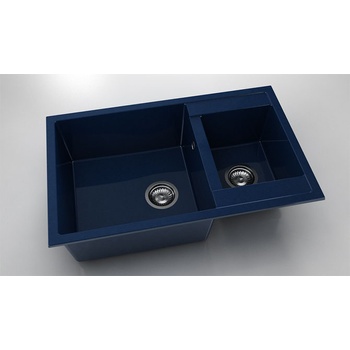 Image 1 of FAT Мивка Vanguard 233, Polymer marble, 10 Син гранит, с включен сифон