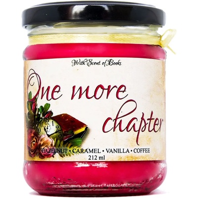 With Scent of Books Ароматна свещ - One more chapter, 212 ml