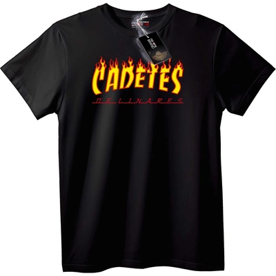 NOONEBRAND Тениска Flame Cadets - XS, Black
