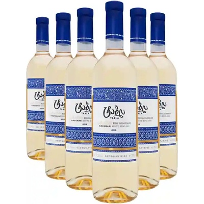 Tabla Pirosmani bílé polosuché víno 12% 6 x 0,75 l (holá lahev)