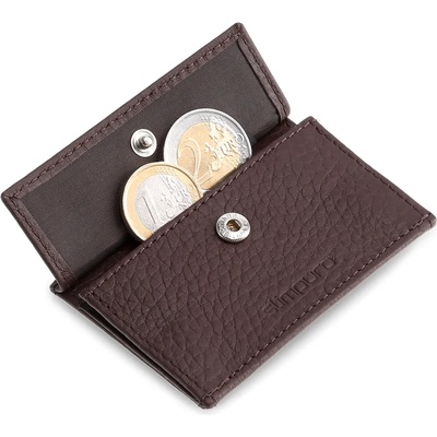 Slimpuro Джобове за монети с RFID защита за ZNAP Slim Wallets 8 и 12, прекъсващо копче (AA-Z1F7-S4FM) (AA-Z1F7-S4FM)