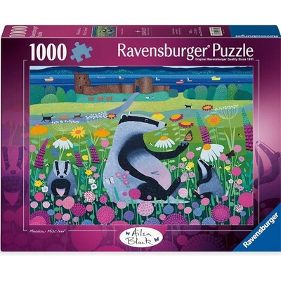 Ravensburger Пъзел Ravensburger от 1000 части - Пакостник на поляната (12001753)