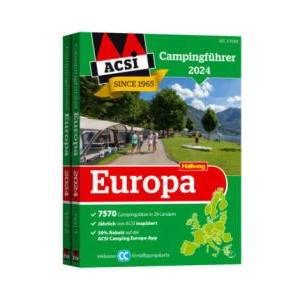 Europa 2024, Campingführer ACSI, 2 Teile | ACSI, Hallwag (2023)