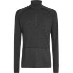 Icebreaker Мъжко мериносово термобельо Icebreaker Merino 260 Zoneknit L/S Half Zip Merino base layer - Jet Heather 011 - размер XL (015-2299-0214)