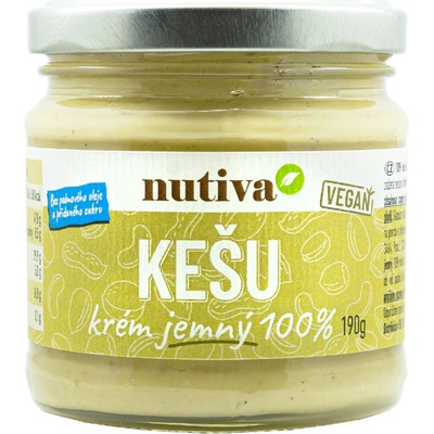 NUTIVA Kešu krém jemný 190 g