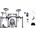 Roland VQD106PADS Premium SET Black Комплект електронни барабани (VQD106PADS KIT-PREMIUM-SET)