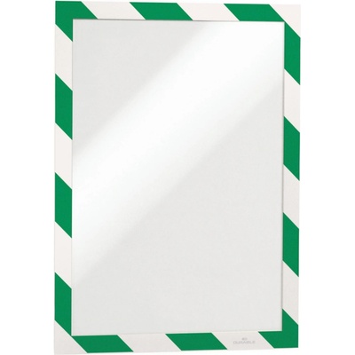 Durable Samolepiace panely Duraframe, A4, zel./biely, 2 ks