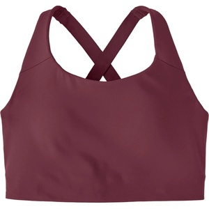 Patagonia Дамски спортен сутиен Patagonia Women's Shadowlite High Impact Adjustable Bra Sports bra - Berry Fig - размер XS (114-3250-0511)