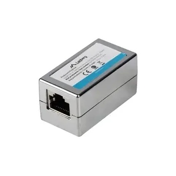 Image 1 of Lanberg Конектор, Lanberg RJ-45 inline coupler CAT. 6 shielded (AD-RJ45-RJ45-OS6)