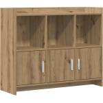 vidaXL Служебен шкаф Дъб артизан 98, 5 x 33 x 80 см Инженерна дървесина (8011146)