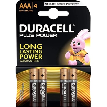 Duracell Батерии алкални Duracell DAAALR03MN24004, AAA, 2400mAh, 1.5V, 4 бр. в опаковка