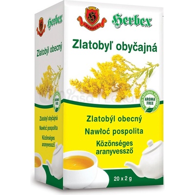 Herbex čaj zlatobyľ obyčajná 20 x 2 g