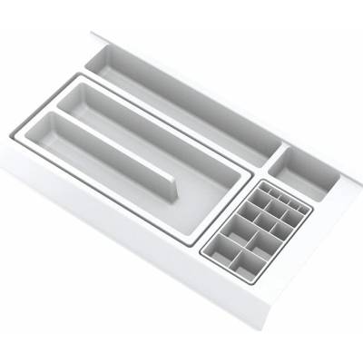 GOLLINUCCI Koupelnový organizér s příslušenstvím 450mm 241x422x53mm bílá (GOLLINUCCI Koupelnový organizér s příslušenstvím 450mm 241x422x53mm bílá)