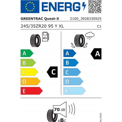 Greentrac Quest-x 245/35 R20 95Y
