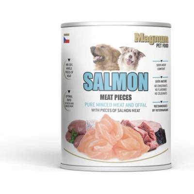MAGNUM Meat Pieces SALMON dog 800 g
