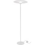 Candellux Бяла LED подова лампа с метален абажур (височина 140 cm) Lund - Candellux Lighting (50633057)