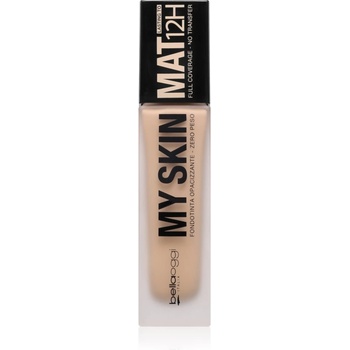 bellaoggi My Skin Mat 12H дълготраен матиращ фон дьо тен цвят Neutral Beige 30ml