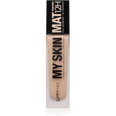 bellaoggi My Skin Mat 12H дълготраен матиращ фон дьо тен цвят Neutral Beige 30ml