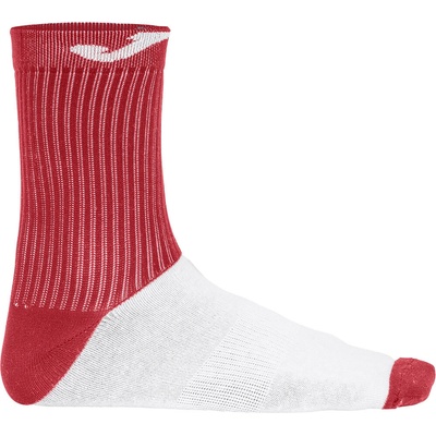 Joma SOCK WITH COTTON FOOT červená biela