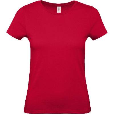 B&C Dámske tričko TW02T Deep Red