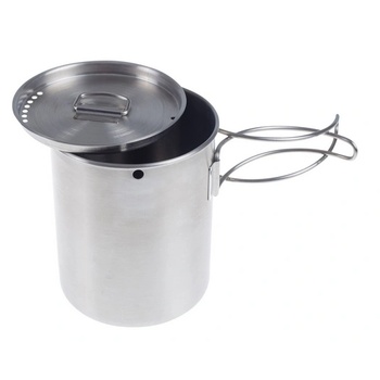 CAO Съд за готвене - канче CAO с капак и сгъваеми дръжки 600 мл Inox