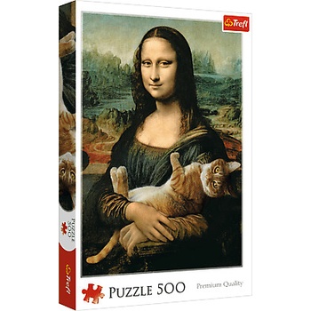 Trefl Mona Lisa and Purring Kitty 500 dielov