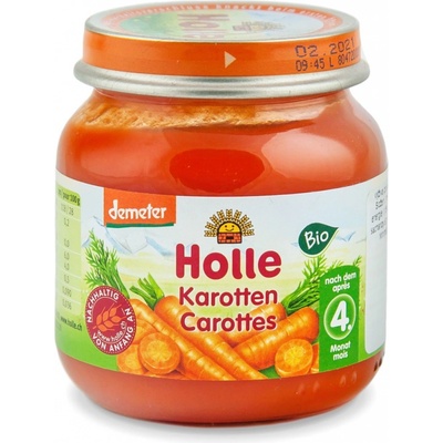 Holle BIO přesnídávka mrkev 125 g – Hledejceny.cz