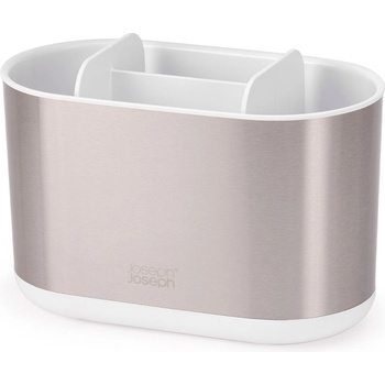 Joseph Joseph Чаша за четка за зъби DUO STEEL 70606 18 cm, сребърен, пластмаса / неръждаема стомана, Joseph Joseph (JS70606)