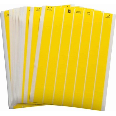 Brady LAT-7-747-10-YL / 029789, LaserTab laserové tlačiteľné štítky, 25.40 mm x 12.70 mm