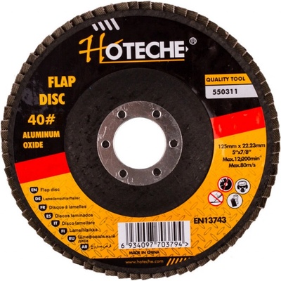 Hoteche Lamelový brusný kotouč 125 mm P40 HT550311