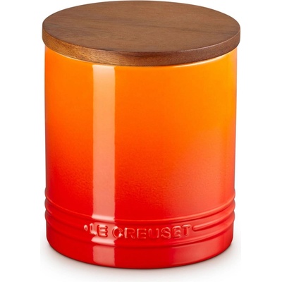 Le Creuset Кухненски буркан за съхранение SIGNATURE 1, 1 л, FLAME, керамика с глазура, Le Creuset (LECR70819100900099)