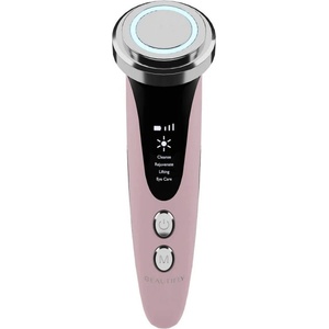 Beautifly Уред за неинвазивна мезотерапия Beautifly B-Glossy Blush, Стимулиране на клетъчния метаболизъм, Фото и йонна терапия, Намалява бръчки и следи от акне, Розов (B-Glossy Blush)