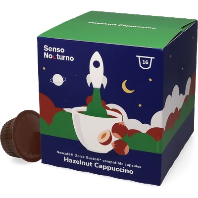 Senso Nocturno | Капучино с лешници - 16 капсули за Dolce Gusto